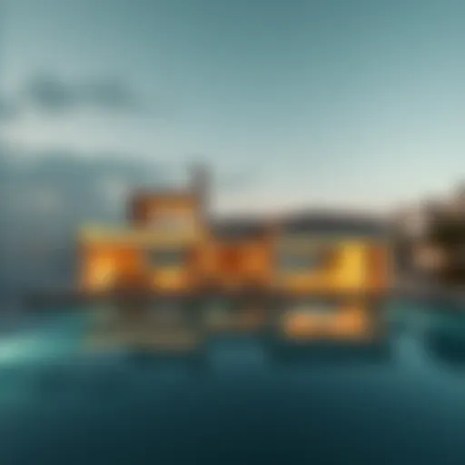 Luxurious Villa in Dubai Luxurious villa overlooking the Dubai skyline