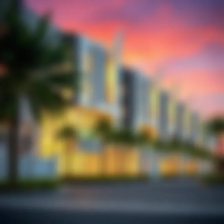 Modern real estate developments in Dubai
