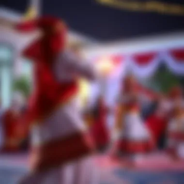 Traditional Emirati dance performance