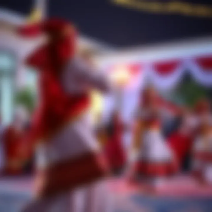 Traditional Emirati dance performance