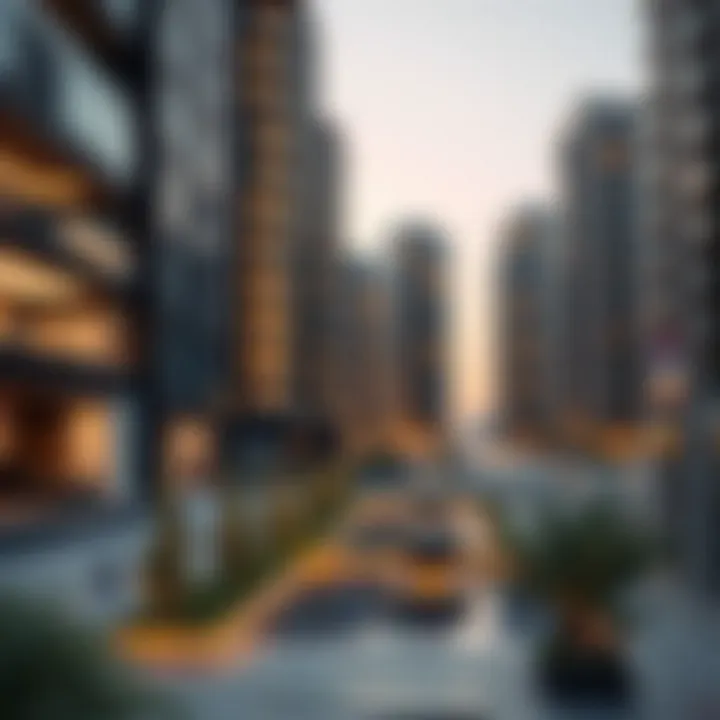 A detailed infographic showing real estate investment trends in Dubai