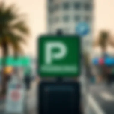 RTA parking sign in Dubai