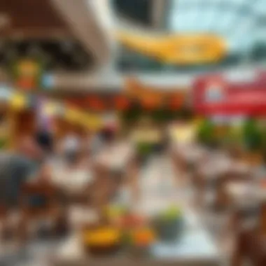 Culinary Delights at Vida Mall Vibrant dining area within Vida Mall, featuring diverse culinary options
