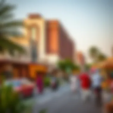 Vibrant community atmosphere near Zubaida Residence